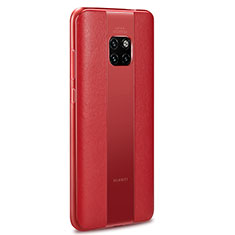 Funda Silicona Goma de Cuero Carcasa G01 para Huawei Mate 20 Pro Rojo