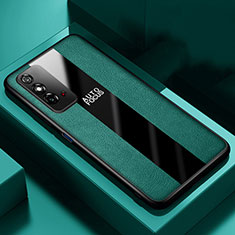 Funda Silicona Goma de Cuero Carcasa H01 para Huawei Honor X10 Max 5G Verde