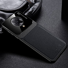 Funda Silicona Goma de Cuero Carcasa H01 para Xiaomi Redmi K30 Pro Zoom Negro