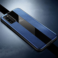 Funda Silicona Goma de Cuero Carcasa H02 para Huawei Honor 30 Lite 5G Azul