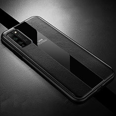 Funda Silicona Goma de Cuero Carcasa H02 para Huawei Honor 30 Lite 5G Negro