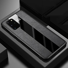 Funda Silicona Goma de Cuero Carcasa H02 para Samsung Galaxy S20 Plus Negro
