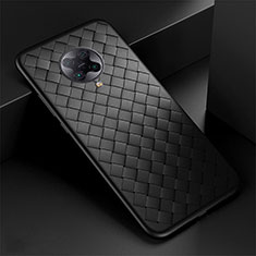 Funda Silicona Goma de Cuero Carcasa H02 para Xiaomi Redmi K30 Pro Zoom Negro