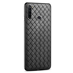 Funda Silicona Goma de Cuero Carcasa H02 para Xiaomi Redmi Note 8 Negro