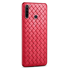 Funda Silicona Goma de Cuero Carcasa H02 para Xiaomi Redmi Note 8 Rojo