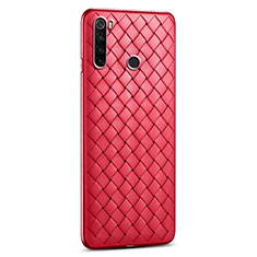 Funda Silicona Goma de Cuero Carcasa H02 para Xiaomi Redmi Note 8T Rojo