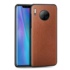 Funda Silicona Goma de Cuero Carcasa H03 para Huawei Mate 30 Pro Naranja