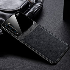 Funda Silicona Goma de Cuero Carcasa H03 para Huawei P30 Pro New Edition Negro