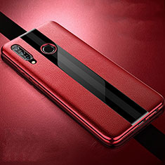 Funda Silicona Goma de Cuero Carcasa H05 para Huawei Honor 20i Rojo