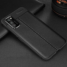 Funda Silicona Goma de Cuero Carcasa H05 para Huawei Honor View 30 5G Negro