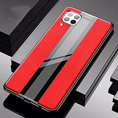 Funda Silicona Goma de Cuero Carcasa H05 para Huawei Nova 6 SE Rojo