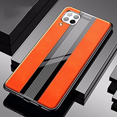 Funda Silicona Goma de Cuero Carcasa H05 para Huawei Nova 7i Naranja