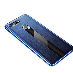 Funda Silicona Goma de Cuero Carcasa M01 para Huawei Honor V20 Azul
