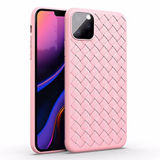 Funda Silicona Goma de Cuero Carcasa para Apple iPhone 11 Pro Oro Rosa