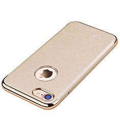 Funda Silicona Goma de Cuero Carcasa para Apple iPhone SE (2020) Oro