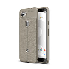 Funda Silicona Goma de Cuero Carcasa para Google Pixel 3a XL Gris