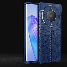 Funda Silicona Goma de Cuero Carcasa para Huawei Honor Magic5 Lite 5G Azul
