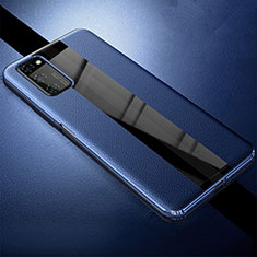 Funda Silicona Goma de Cuero Carcasa para Huawei Honor V30 5G Azul