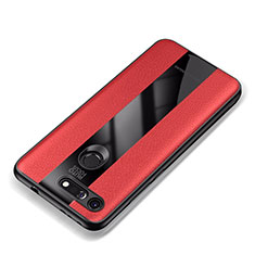 Funda Silicona Goma de Cuero Carcasa para Huawei Honor View 20 Rojo