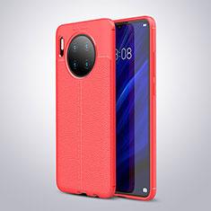 Funda Silicona Goma de Cuero Carcasa para Huawei Mate 30 Pro 5G Rojo