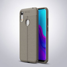 Funda Silicona Goma de Cuero Carcasa para Huawei Y6 Pro (2019) Gris