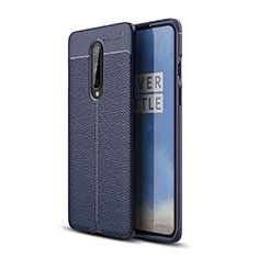 Funda Silicona Goma de Cuero Carcasa para OnePlus 8 Azul