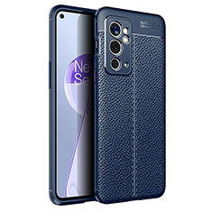 Funda Silicona Goma de Cuero Carcasa para OnePlus 9RT 5G Azul