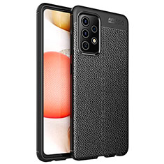 Funda Silicona Goma de Cuero Carcasa para Samsung Galaxy A52s 5G Negro