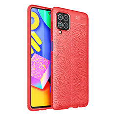 Funda Silicona Goma de Cuero Carcasa para Samsung Galaxy M62 4G Rojo