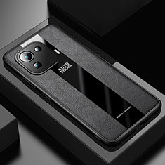 Funda Silicona Goma de Cuero Carcasa para Xiaomi Mi 11 Pro 5G Negro