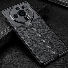 Funda Silicona Goma de Cuero Carcasa para Xiaomi Mi 12S Ultra 5G Negro