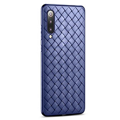 Funda Silicona Goma de Cuero Carcasa para Xiaomi Mi 9 Azul