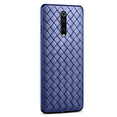 Funda Silicona Goma de Cuero Carcasa para Xiaomi Mi 9T Azul