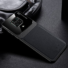 Funda Silicona Goma de Cuero Carcasa para Xiaomi Poco M2 Pro Negro