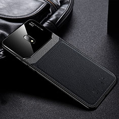 Funda Silicona Goma de Cuero Carcasa para Xiaomi Redmi 8A Negro