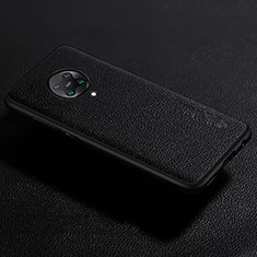 Funda Silicona Goma de Cuero Carcasa para Xiaomi Redmi K30 Pro 5G Negro