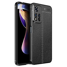 Funda Silicona Goma de Cuero Carcasa para Xiaomi Redmi Note 11 Pro+ Plus 5G Negro