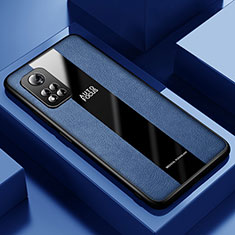 Funda Silicona Goma de Cuero Carcasa PB1 para Huawei Honor V40 5G Azul