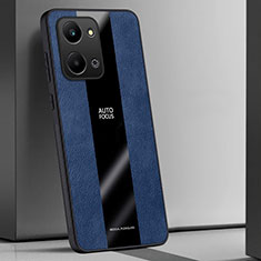 Funda Silicona Goma de Cuero Carcasa PB1 para Huawei Honor X7a Azul