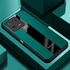 Funda Silicona Goma de Cuero Carcasa PB1 para Xiaomi Mi 13 5G Verde