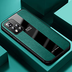 Funda Silicona Goma de Cuero Carcasa PB1 para Xiaomi Poco X4 NFC Verde