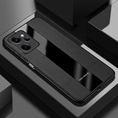 Funda Silicona Goma de Cuero Carcasa PB1 para Xiaomi Poco X5 Pro 5G Negro