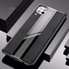 Funda Silicona Goma de Cuero Carcasa S01 para Huawei Nova 7i Negro