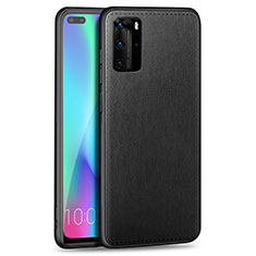 Funda Silicona Goma de Cuero Carcasa S01 para Huawei P40 Pro Negro