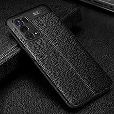 Funda Silicona Goma de Cuero Carcasa S01 para OnePlus Nord N200 5G Negro