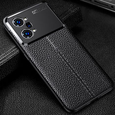 Funda Silicona Goma de Cuero Carcasa S01 para Oppo K10 Pro 5G Negro