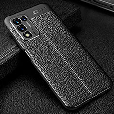 Funda Silicona Goma de Cuero Carcasa S01 para Oppo K9S 5G Negro