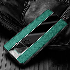 Funda Silicona Goma de Cuero Carcasa S02 para Huawei Mate 30 Lite Verde