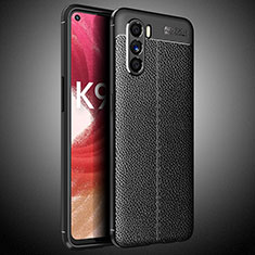 Funda Silicona Goma de Cuero Carcasa S02 para Oppo K9 Pro 5G Negro