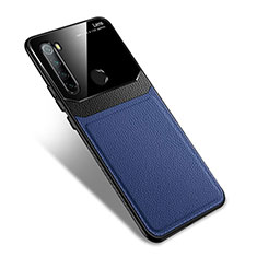 Funda Silicona Goma de Cuero Carcasa S02 para Xiaomi Redmi Note 8 (2021) Azul